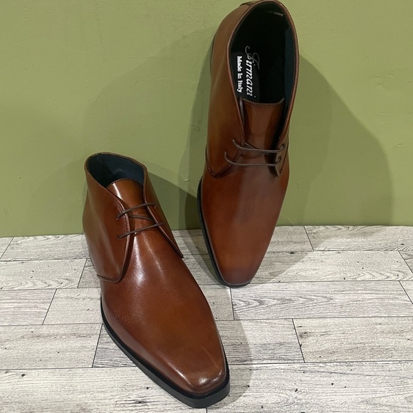 Other - Firmani chukka ankle boot Men's cognac Leather calf Shoes Oxford